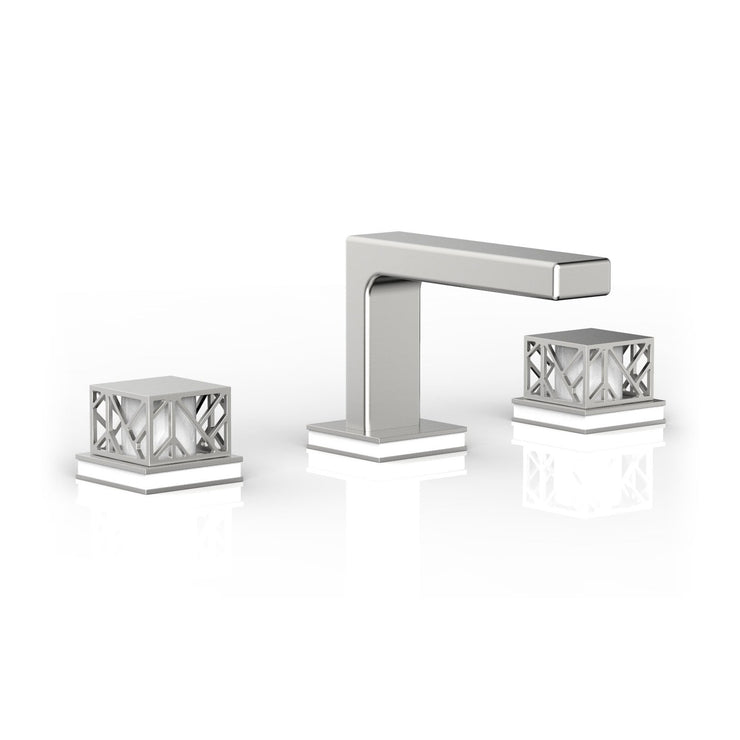 Phylrich Jolie Square Handles Widespread Faucet