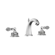 Phylrich Regent Cut Crystal Lever Handles Widespread Faucet