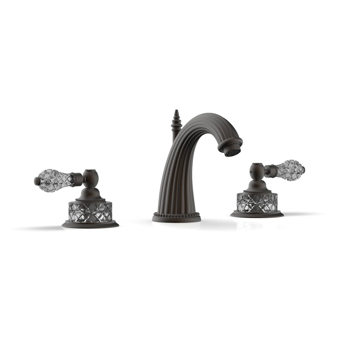 Phylrich Regent Cut Crystal Lever Handles Widespread Faucet