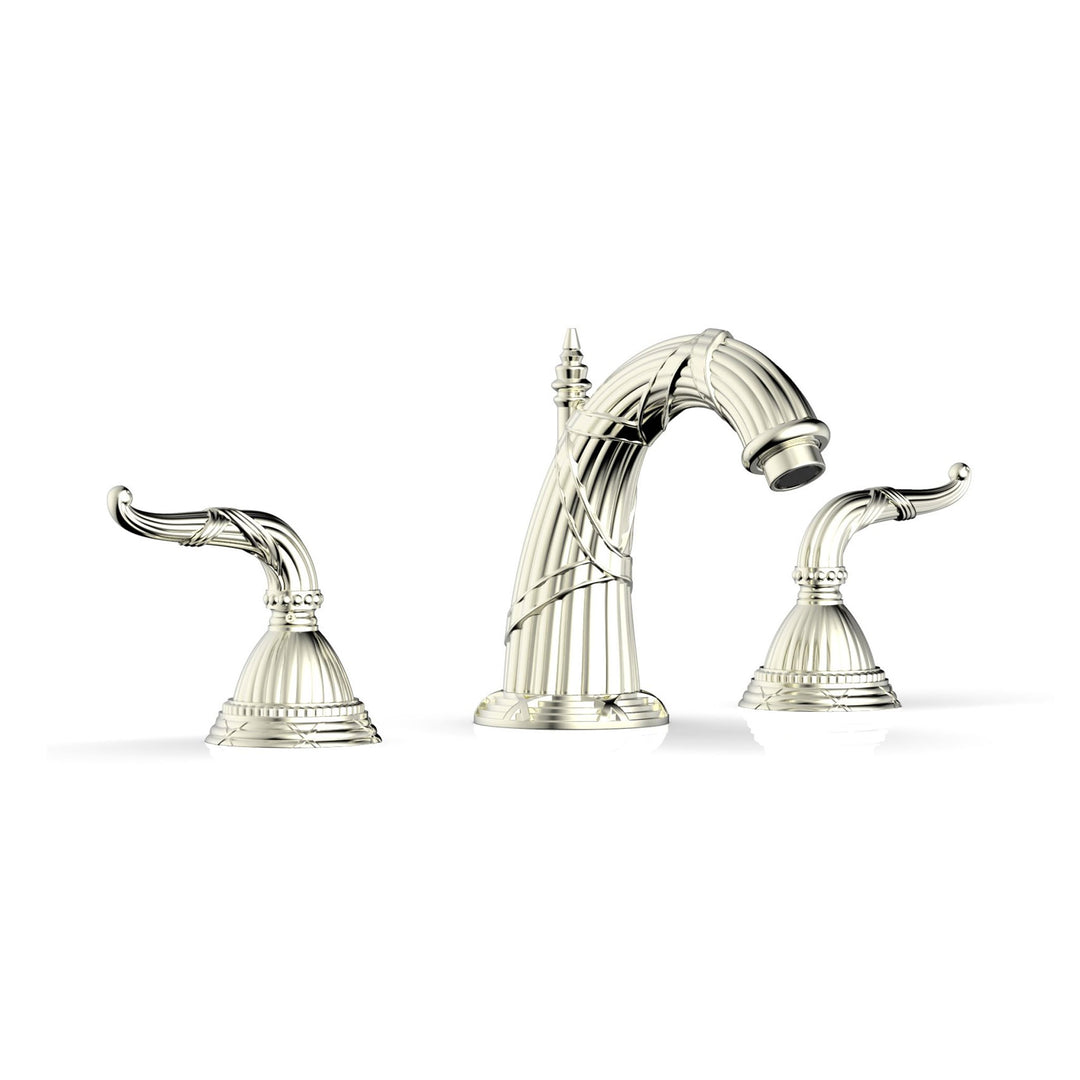Phylrich Ribbon & Reed Lever Handles Widespread Faucet
