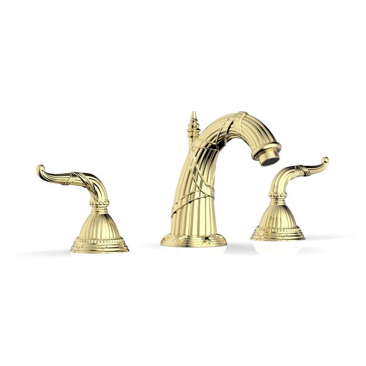 Phylrich Ribbon & Reed Lever Handles Widespread Faucet