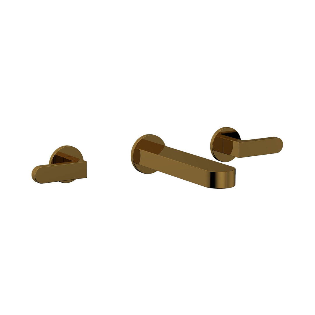 Phylrich Rond Lever Handles Wall Lavatory Set