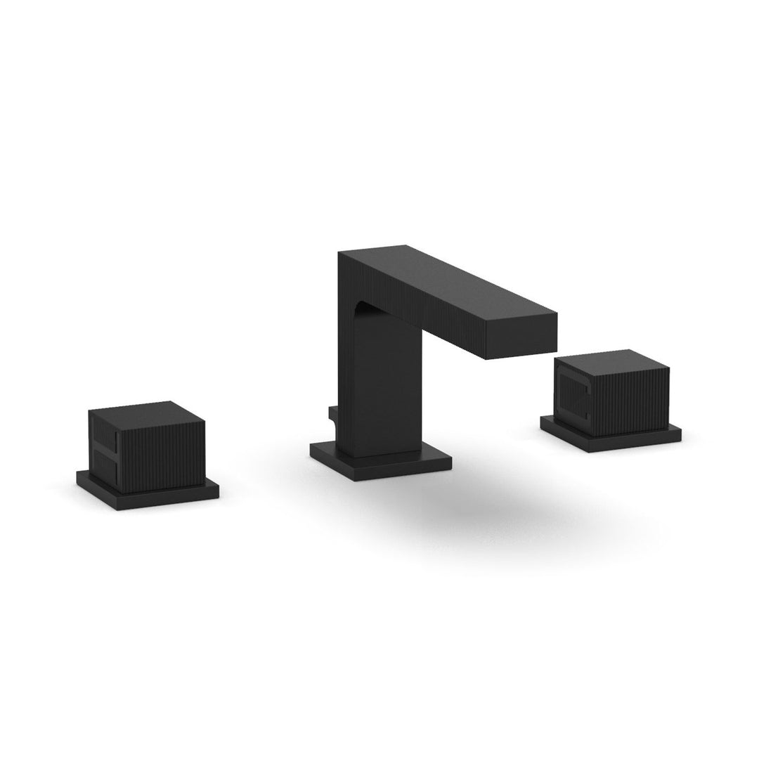 Phylrich Stria Cube Handles Widespread Faucet