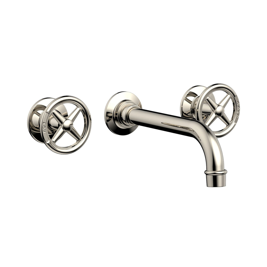 Phylrich Works Cross Handles Wall Lavatory Set