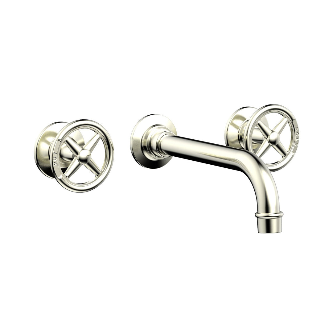 Phylrich Works Cross Handles Wall Lavatory Set