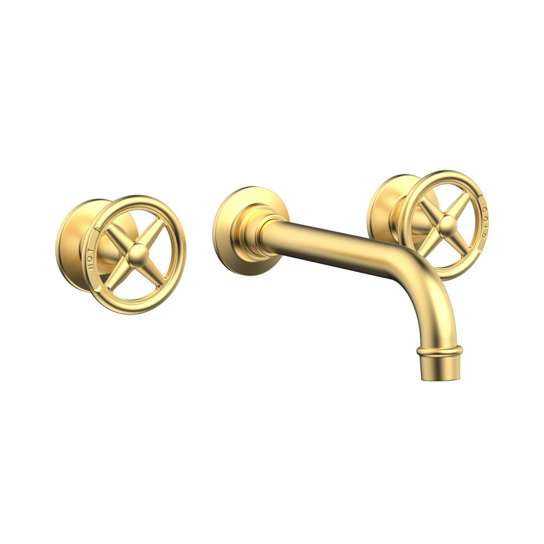 Phylrich Works Cross Handles Wall Lavatory Set