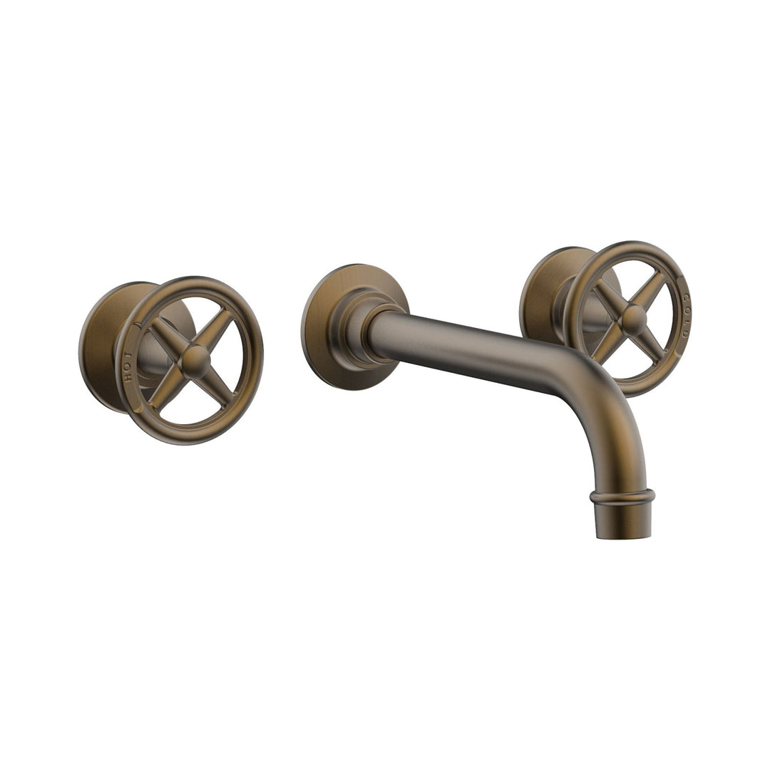 Phylrich Works Cross Handles Wall Lavatory Set