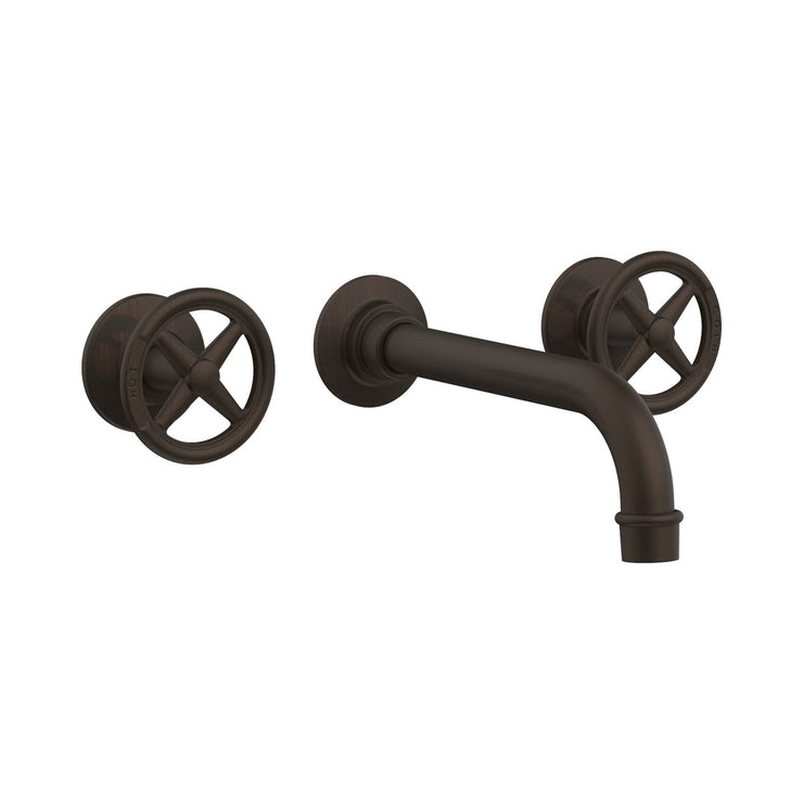 Phylrich Works Cross Handles Wall Lavatory Set