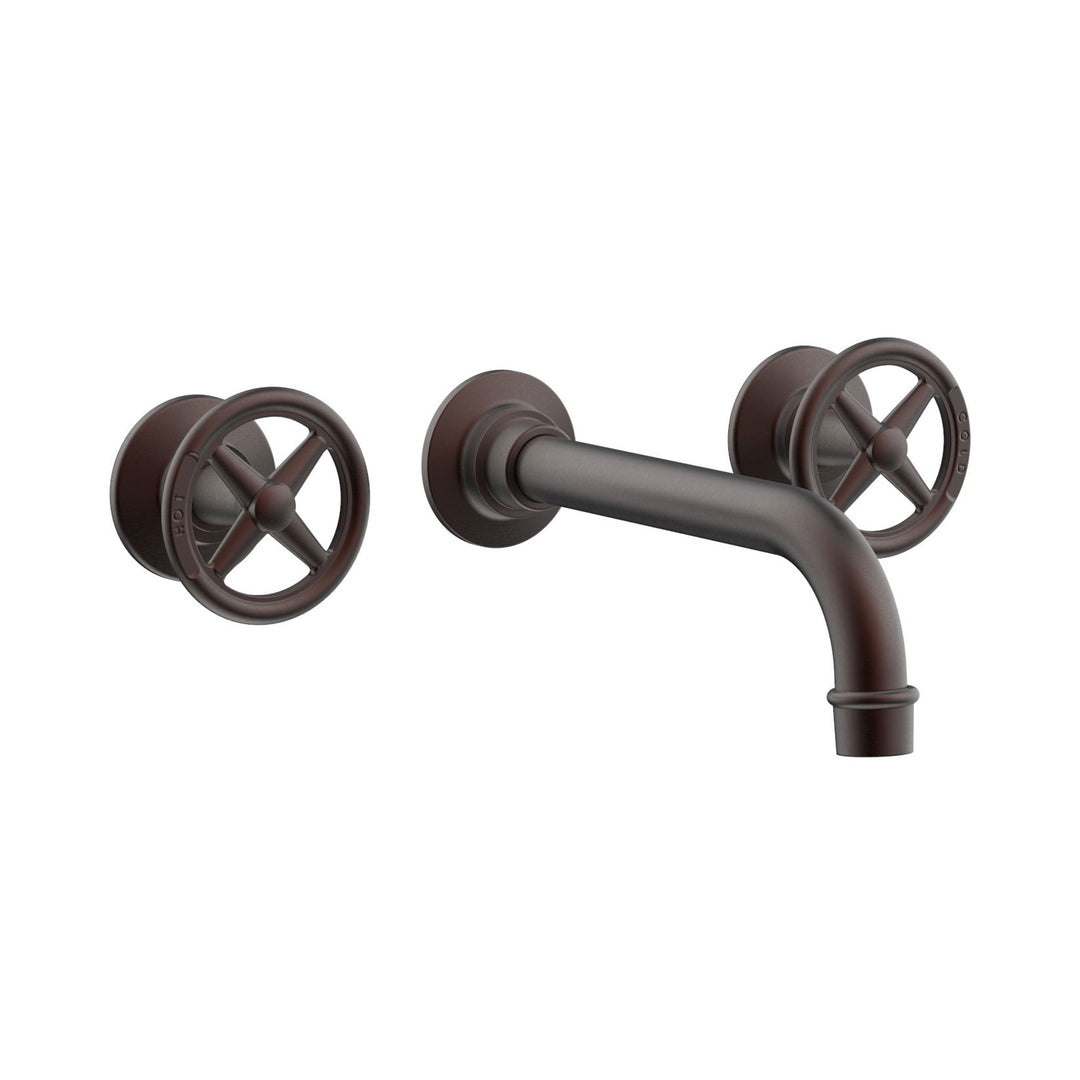 Phylrich Works Cross Handles Wall Lavatory Set