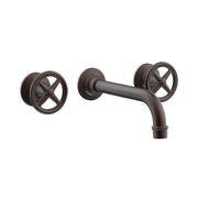 Phylrich Works Cross Handles Wall Lavatory Set