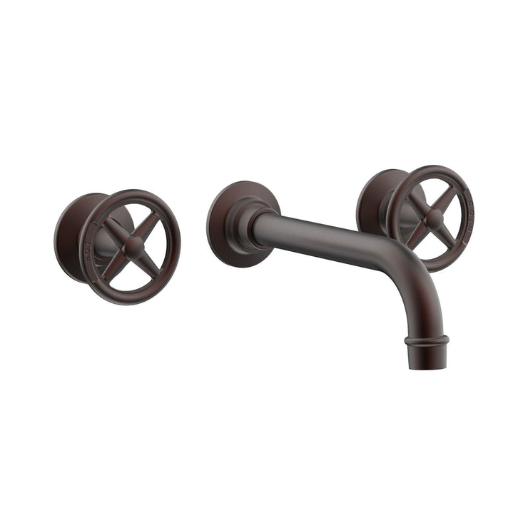 Phylrich Works Cross Handles Wall Lavatory Set