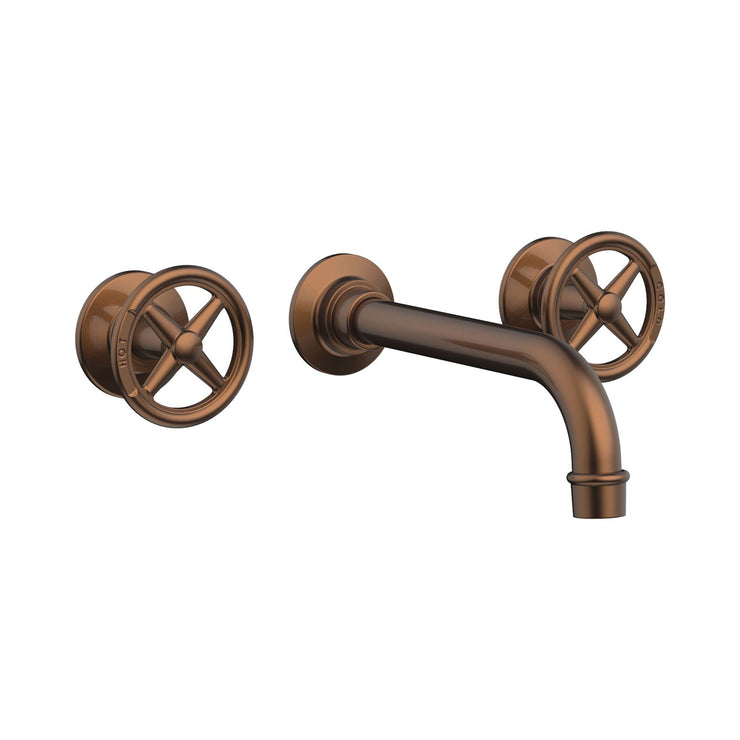 Phylrich Works Cross Handles Wall Lavatory Set