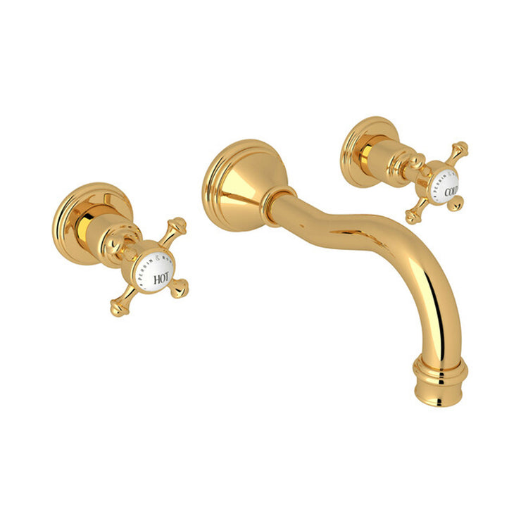 Perrin & Rowe Georgian Era Wall Mount Bathroom Faucet