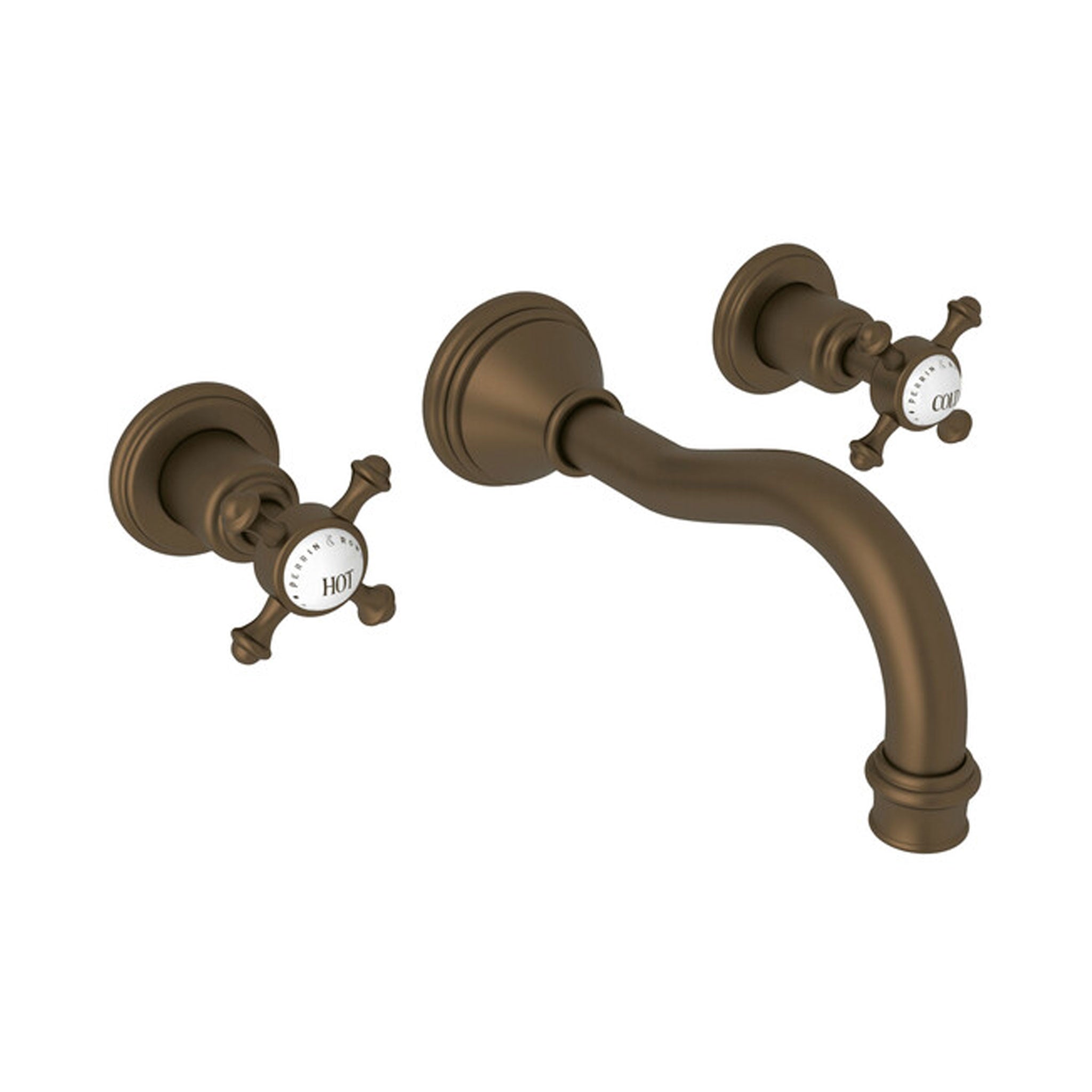 Perrin & Rowe Georgian Era Wall Mount Bathroom Faucet – Canaroma