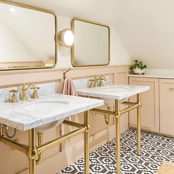 Rubinet Widespread Bathroom Faucet (Less Drain)