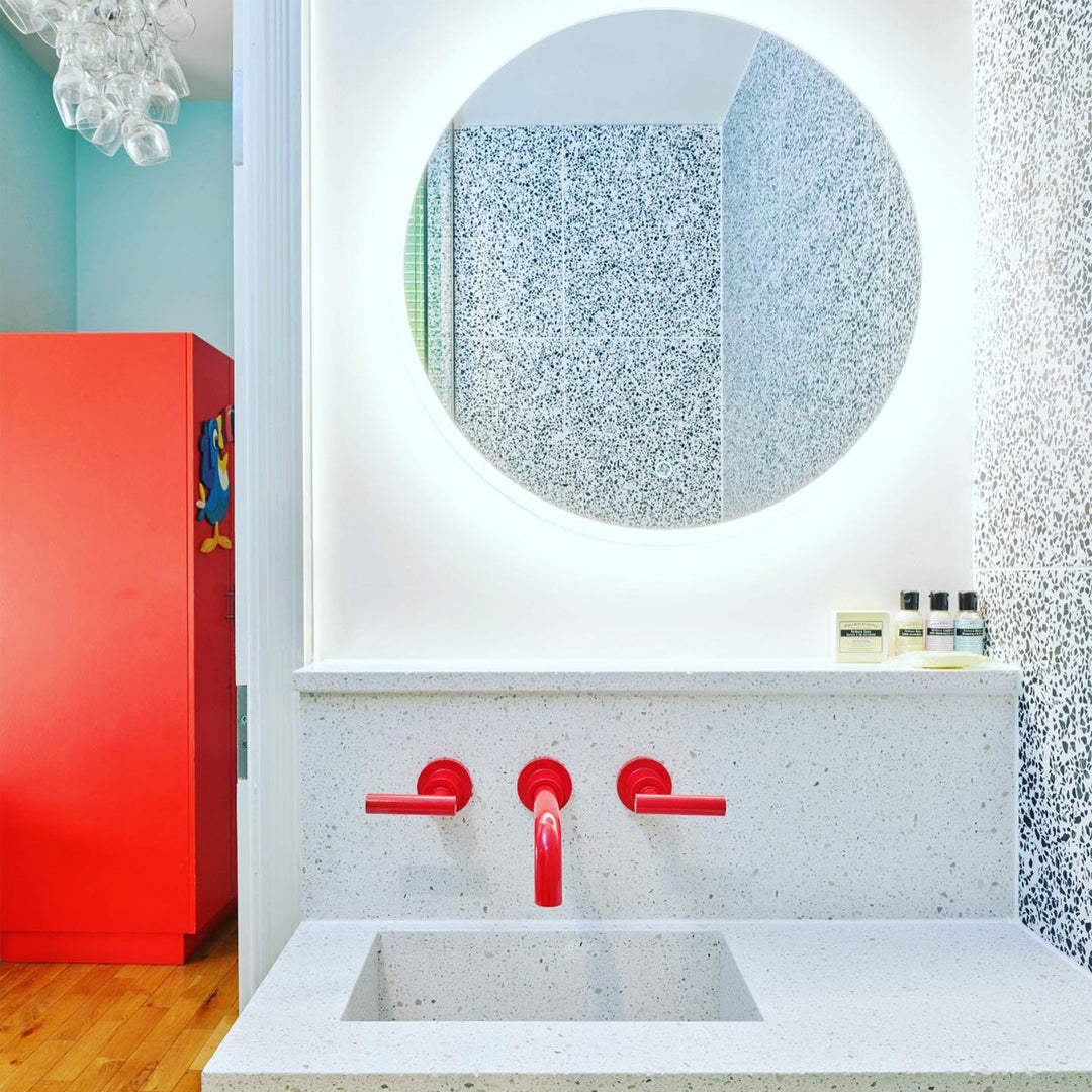 Rubinet Wall Mount Bathroom Faucet