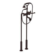 Rubinet Floor Mount Tub Filler Bathroom Faucet