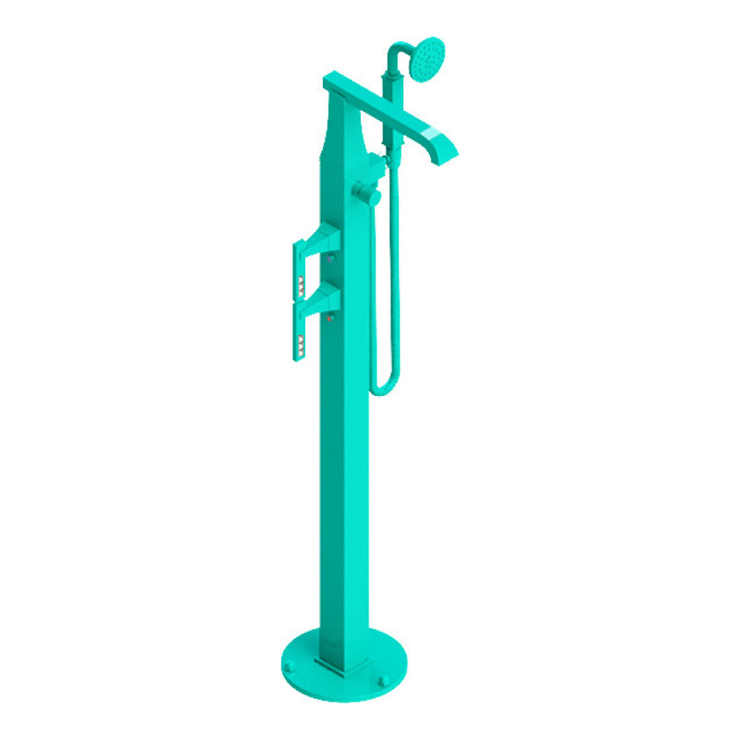 Rubinet Floor Mount Tub Filler Bathroom Faucet