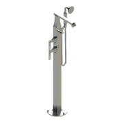 Rubinet Floor Mount Tub Filler Bathroom Faucet