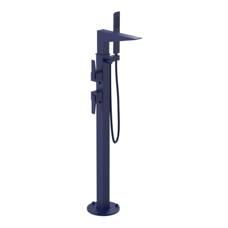 Rubinet Floor Mount Tub Filler Bathroom Faucet