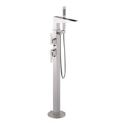 Rubinet Floor Mount Tub Filler Bathroom Faucet