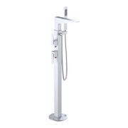 Rubinet Floor Mount Tub Filler Bathroom Faucet