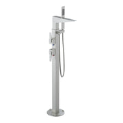 Rubinet Floor Mount Tub Filler Bathroom Faucet