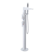 Rubinet Floor Mount Tub Filler Bathroom Faucet