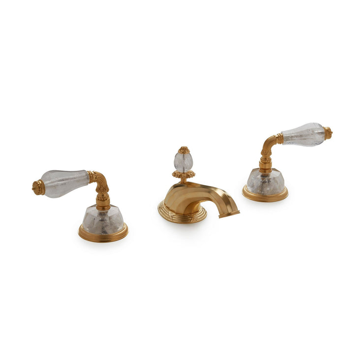 Sherle Wagner Fluted Lever Handles Bathroom Faucet