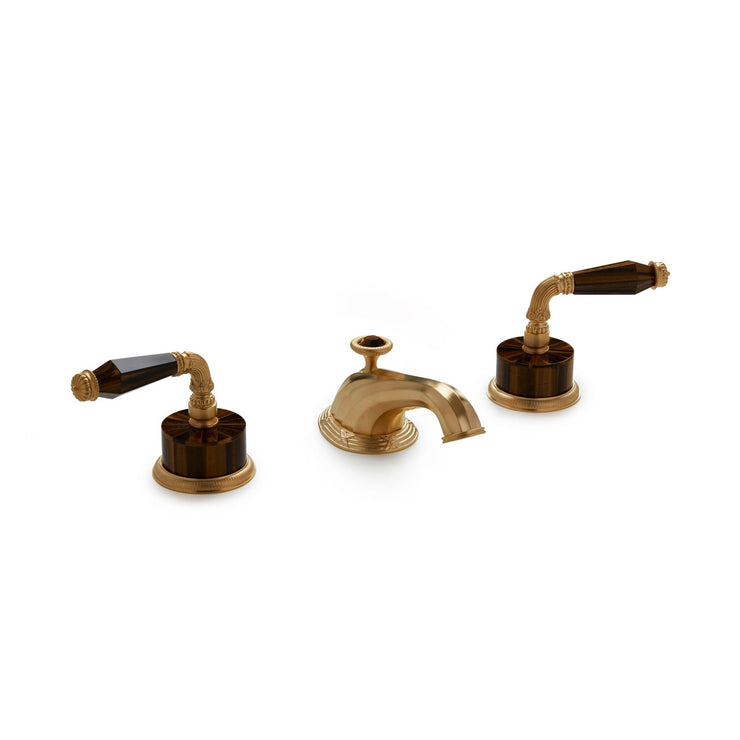 Sherle Wagner Fluted Lever Handles Bathroom Faucet