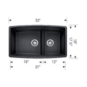 Blanco Performa Double Bowl Kitchen Sink