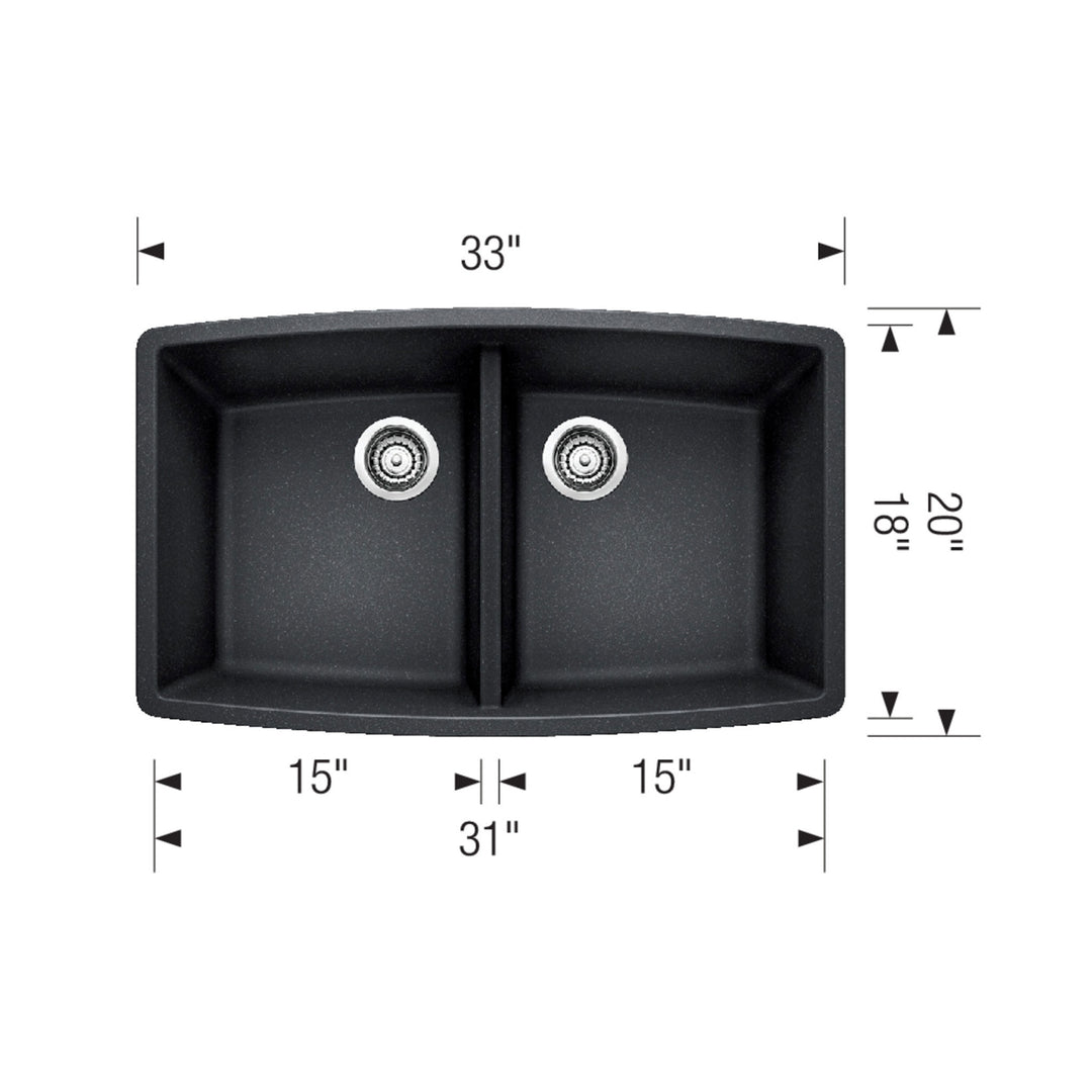 Blanco Performa Double Bowl Kitchen Sink
