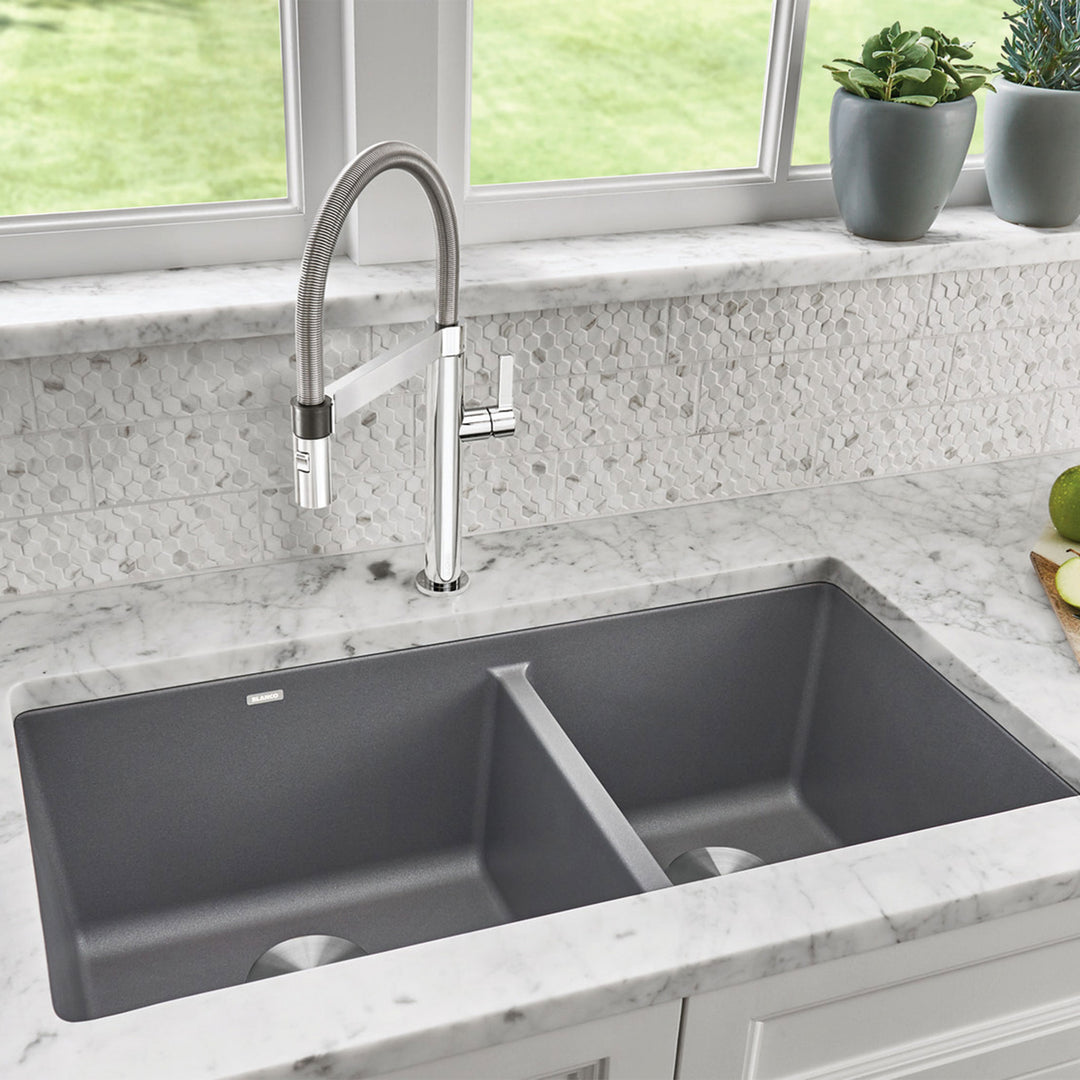 Blanco Precis Double Bowl Kitchen Sink