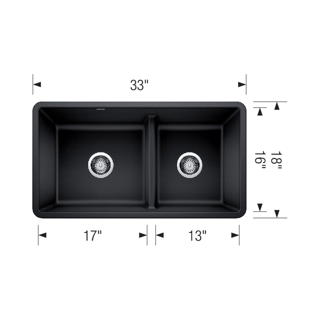 Blanco Precis Double Bowl Kitchen Sink