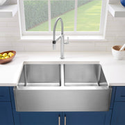 Blanco Quatrus 15 Apron Double Bowl Kitchen Sink