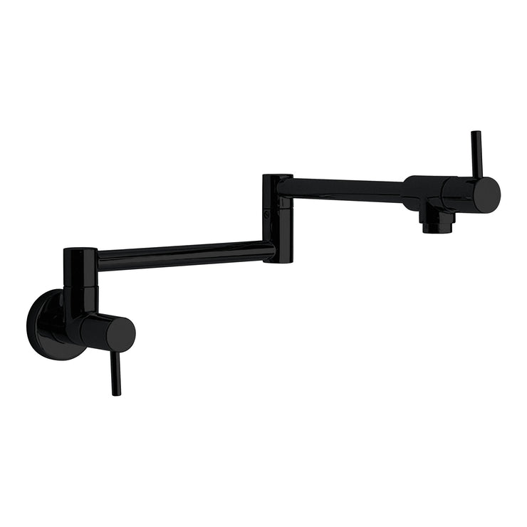 Cabano Volero Wall Mount Pot Filler Black