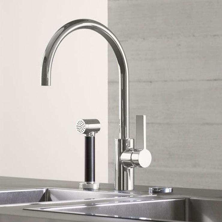 Dornbracht Tara Ultra Single-Lever Kitchen Faucet with Side Spray