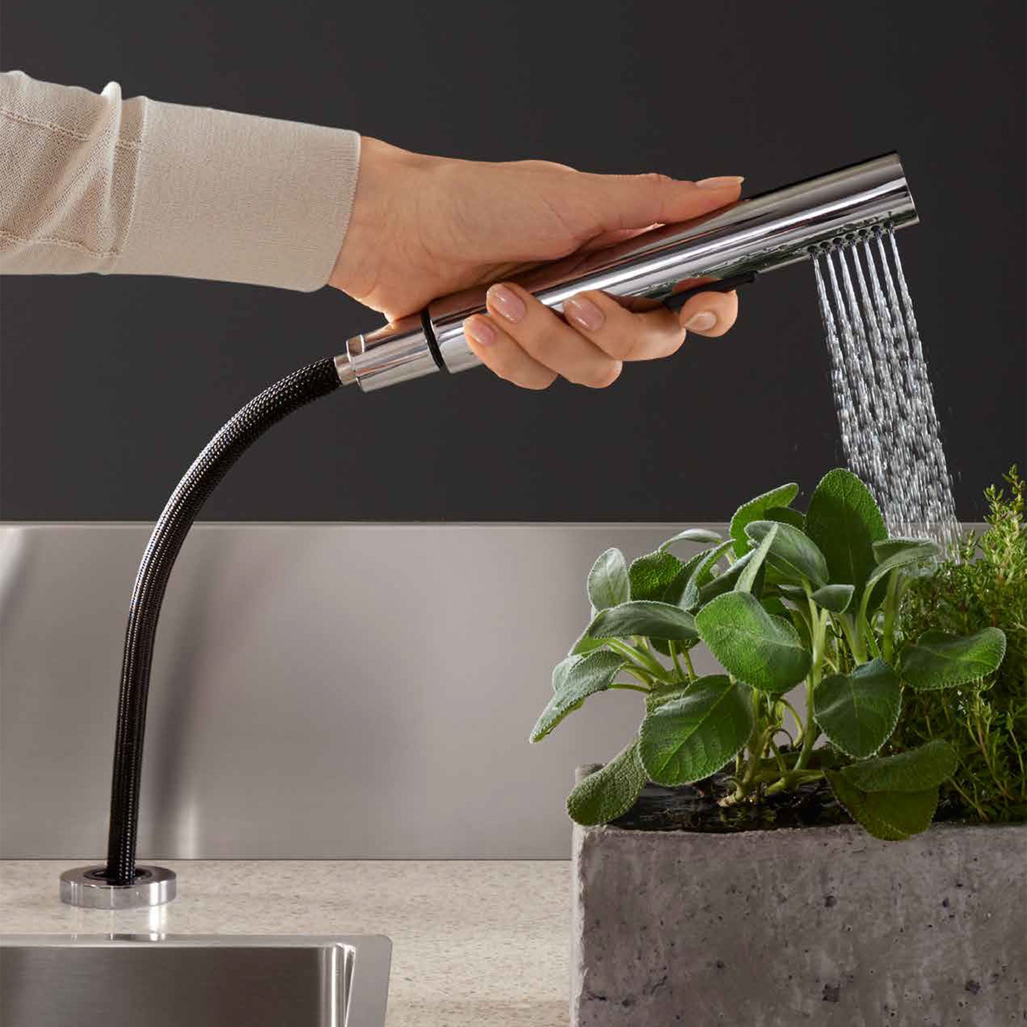 tara！ Dornbracht Tara Ultra Single-Lever Kitchen Faucet with Side Spray