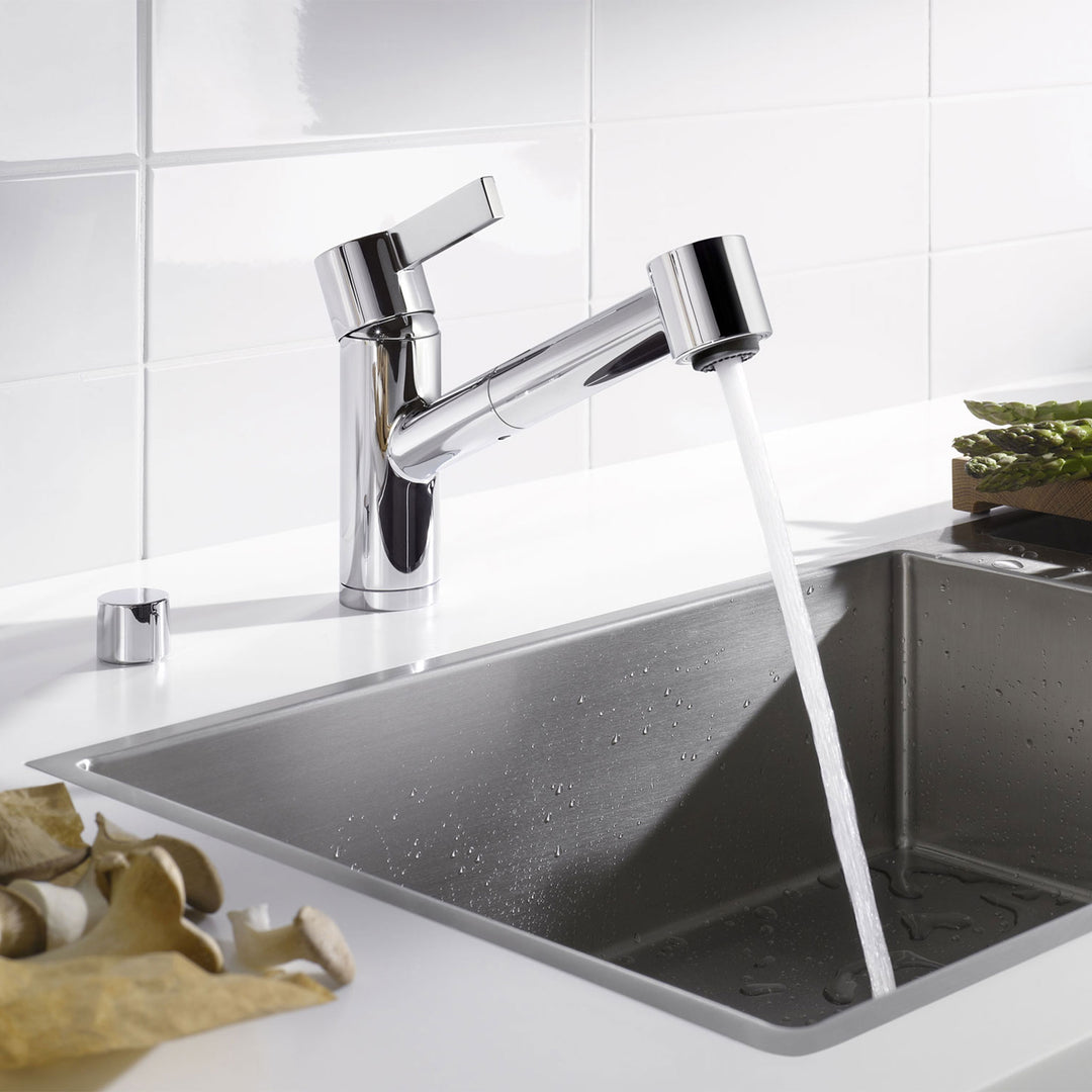 Dornbracht Eno Single-Lever Pull-Out Kitchen Faucet
