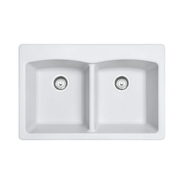 Franke Ellipse Double Bowl Dual Mount Kitchen Sink