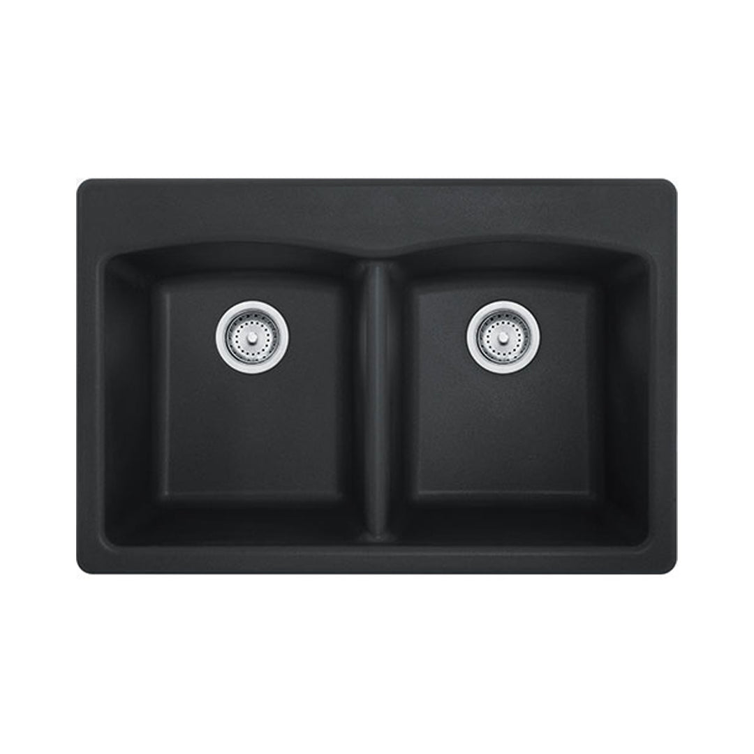 Franke Ellipse Double Bowl Dual Mount Kitchen Sink