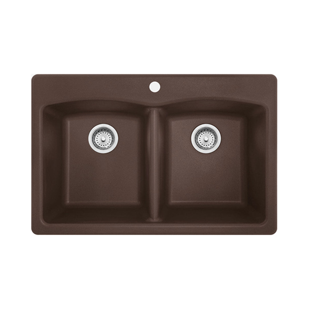 Franke Ellipse Double Bowl Dual Mount Kitchen Sink