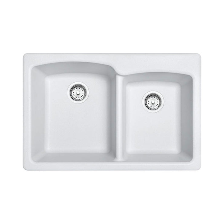 Franke Ellipse Double Bowl Dual Mount Kitchen Sink
