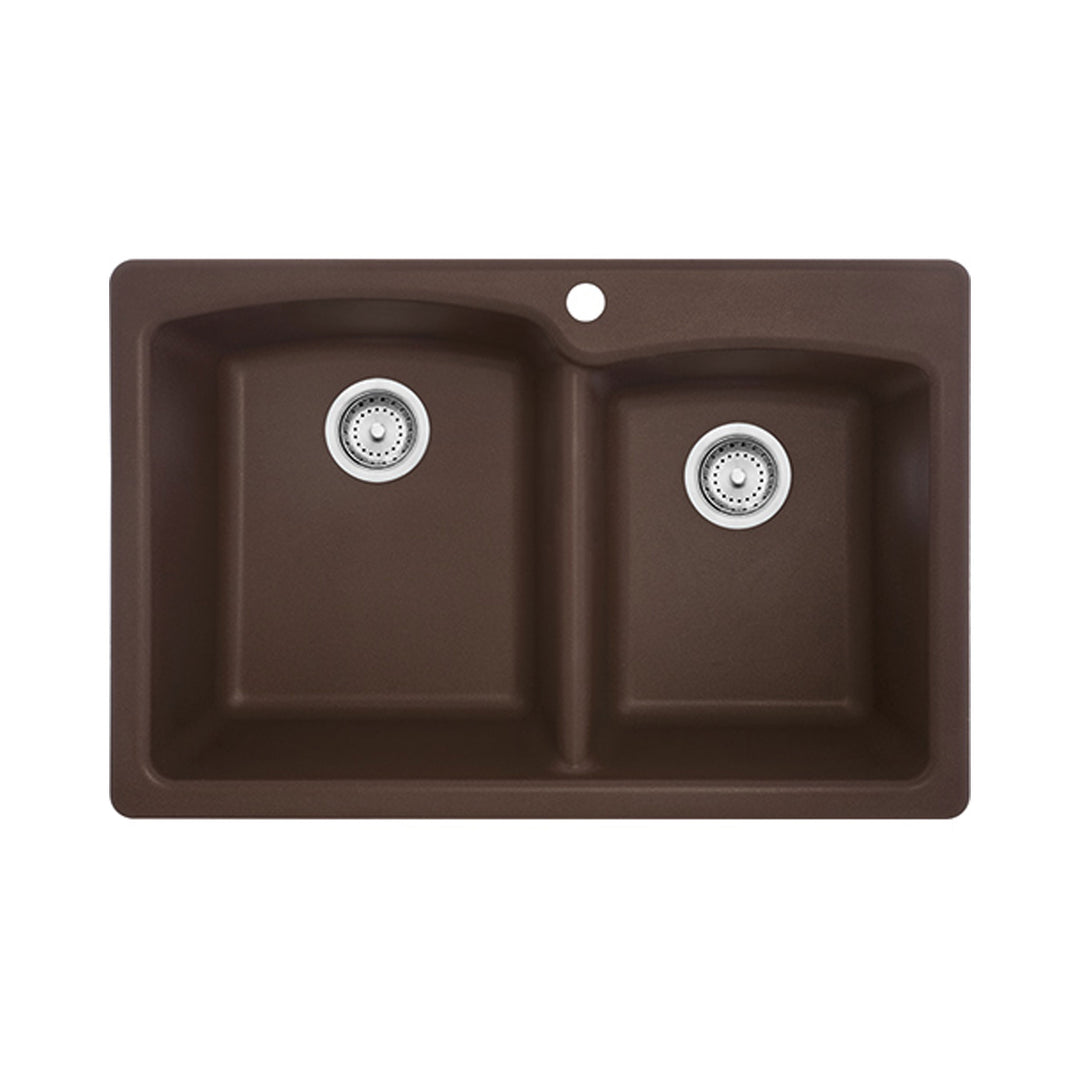 Franke Ellipse Double Bowl Dual Mount Kitchen Sink