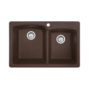 Franke Ellipse Double Bowl Dual Mount Kitchen Sink