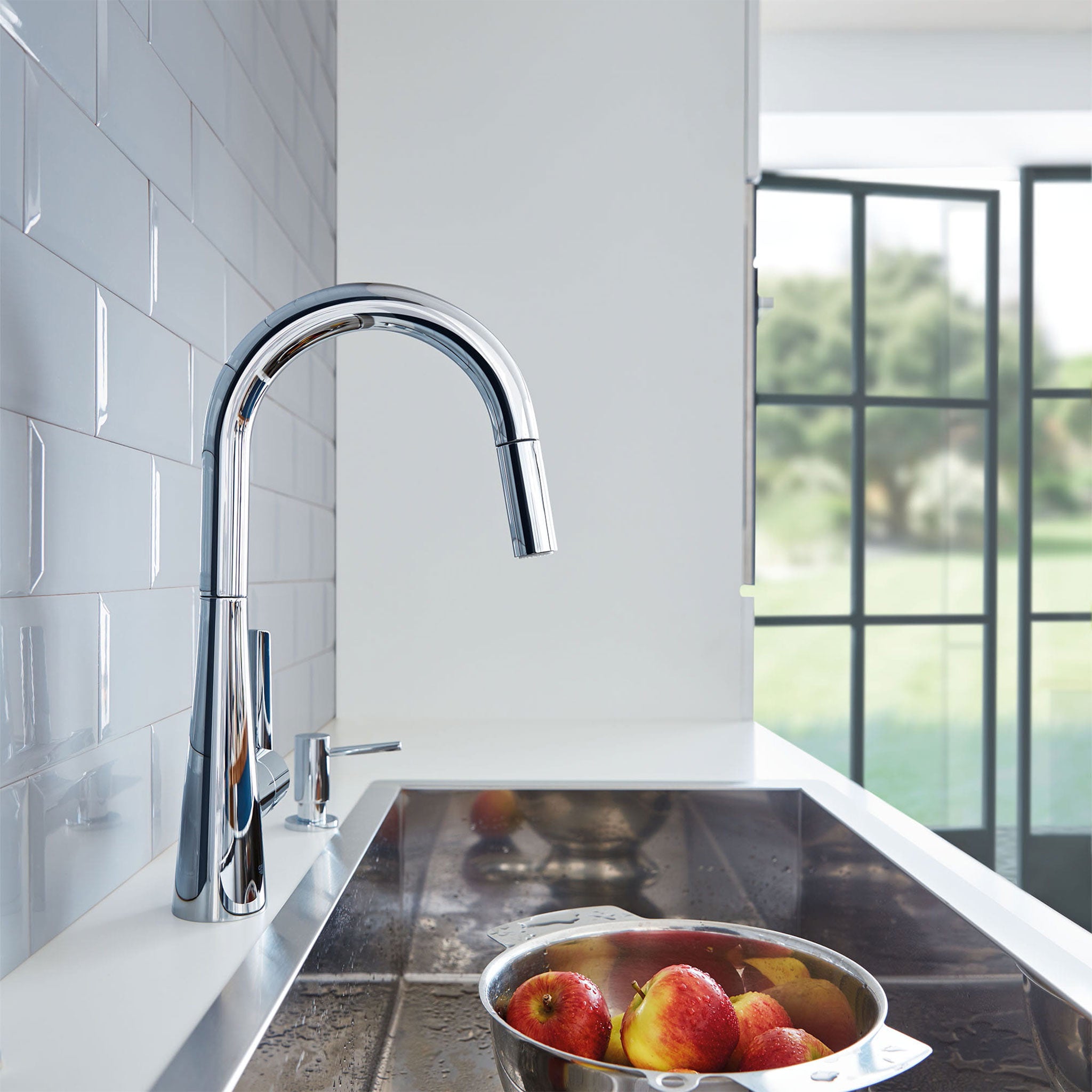 Grohe Zedra Pull-Down Dual Spray Kitchen Faucet – Canaroma Bath & Tile