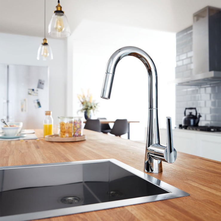 Grohe Zedra Pull-Down Dual Spray Prep Faucet