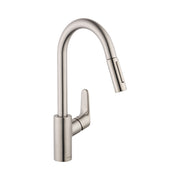 Hansgrohe Focus HighArc 2-Spray Pull Down Kitchen Faucet