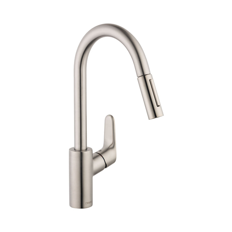 Hansgrohe Focus HighArc 2-Spray Pull Down Kitchen Faucet