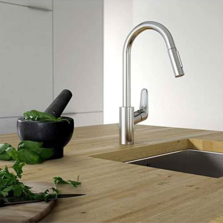 Hydroscopino avec flexible et sortie d'eau Grohe Storm-F art.26357000